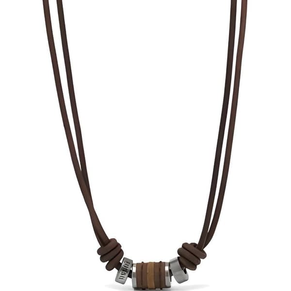 Halsband Herr - FOSSIL - VINTAGE CASUAL - Läder Brun - 45 cm