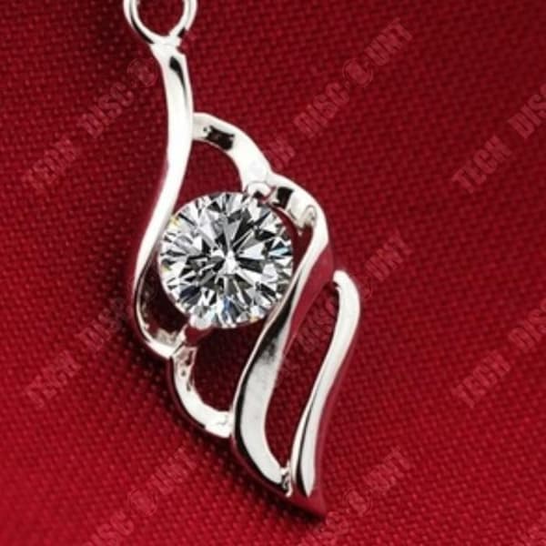 TD® Angel Feather Halsband hänge koreansk stil modeplätering smycken grossist avancerad känsla söta vingar hänge
