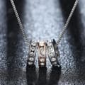 Miniatyrbild 2 av 4: HTBE® Halsband smycken treringar halsband kvinnliga treringar halsband kreativ nyckelbenskedja kristall kantset tro