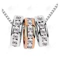 Miniatyrbild 1 av 4: HTBE® Halsband smycken treringar halsband kvinnliga treringar halsband kreativ nyckelbenskedja kristall kantset tro