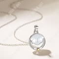 Miniatyrbild 2 av 4: TD® Sterling Silver Shell Whale Par Halsband Fine Craft Mode Enkel nyckelbenskedja