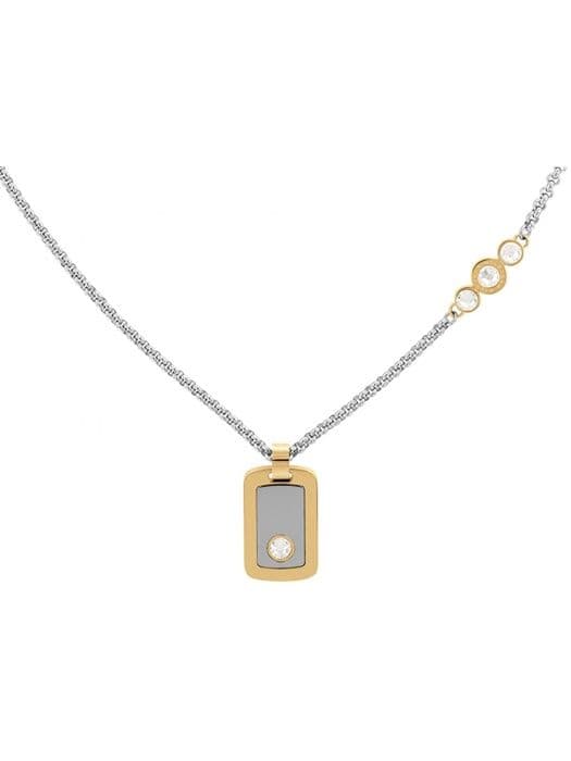 Halsband med hängsmycke - Tommy Hilfiger - 2780541 - Silver/guld rostfritt stål - 50.8 cm - 2.1 cm