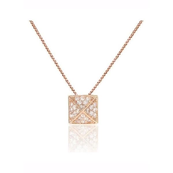 Collier - Sif Jakobs - SJ-P1851-CZ-RG - Vitt guld - Silver - Vit zirkon