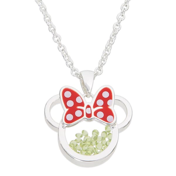 Disney Minnie August necklace silver