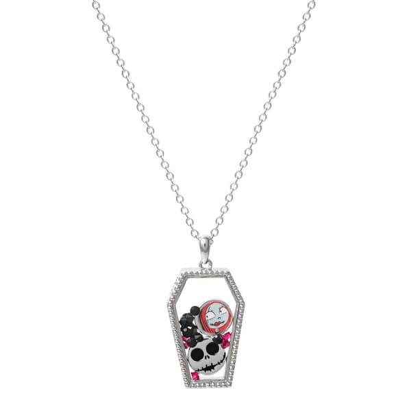 Disney Nightmare Before Christmas Jack Skellington &#38; Sally necklace