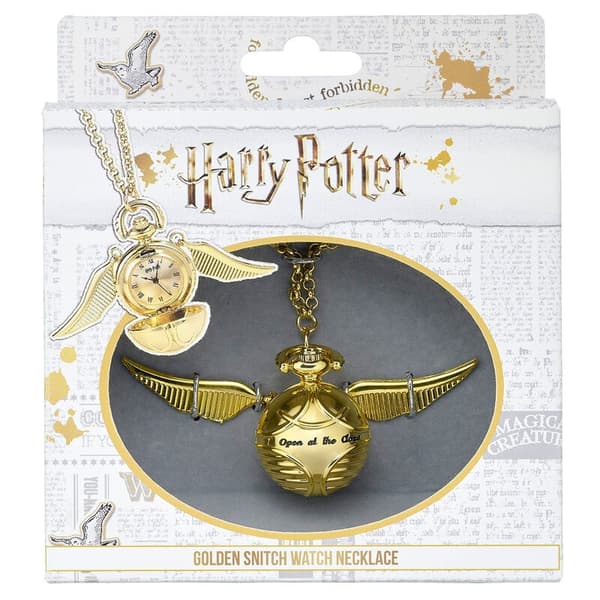 Harry Potter Golden Snitch watch necklace