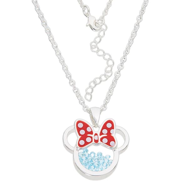 Disney Minnie March necklace silver
