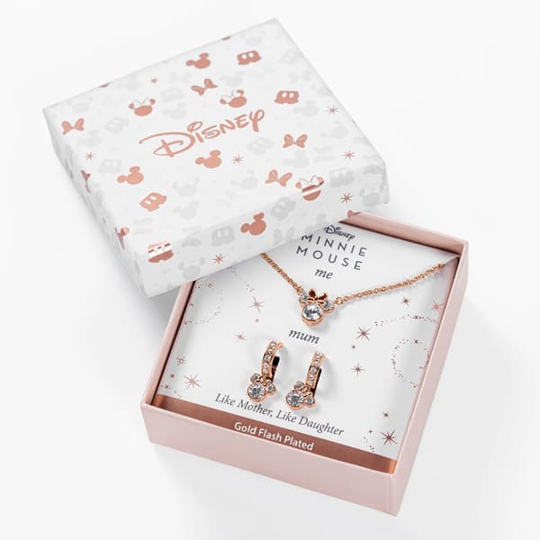 Disney Minnie Set necklace + earrings
