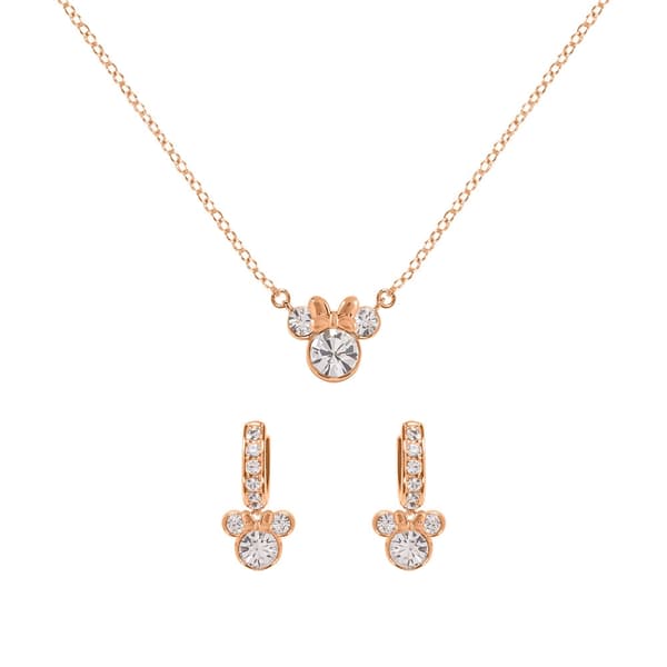 Disney Minnie Set necklace + earrings