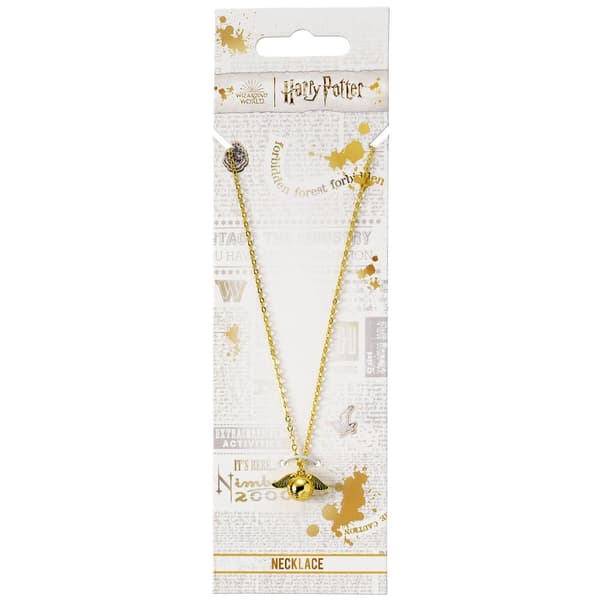 Harry Potter Golden Snitch necklace