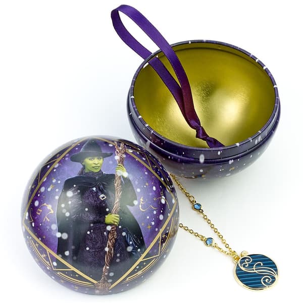 Wicked Elphaba necklace + christmas ball