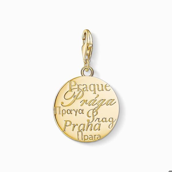 Pendentiv kvinna - Thomas Sabo - IC1236341339 - Sterling silver - Guldbelagda 18K - 2CM