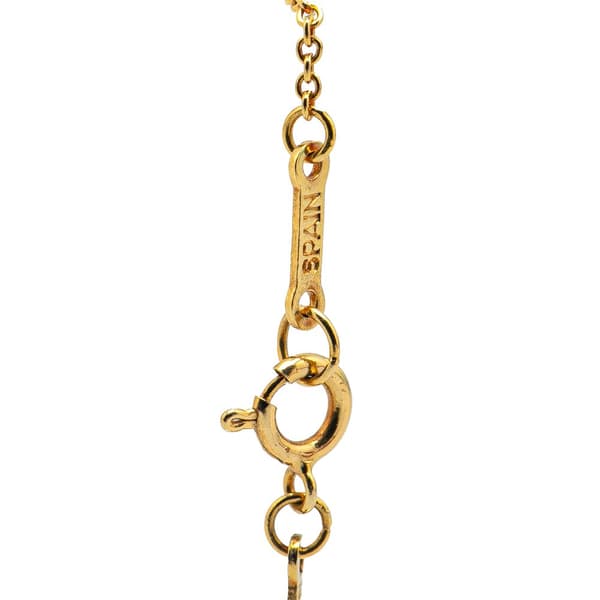Pre-owned Tiffany Elsa Peretti 18K Yellow Gold Open Teardrop Pendant Necklace Gold