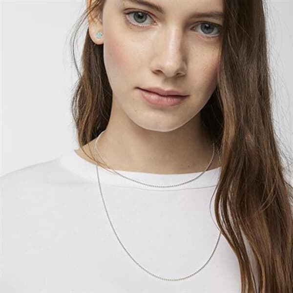 Silver necklace chain 611902800