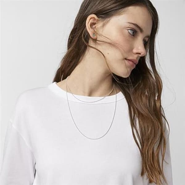 Silver necklace chain 611902800