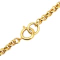 Miniatyrbilde 3 av 5: Pre-owned Chanel Gold Plated CC Heart Pendant Necklace Gold