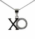 Pikkukuva 1 / 2: XO Hugs & Kisses Halsband i äkta silver . Alla hjärtans dag