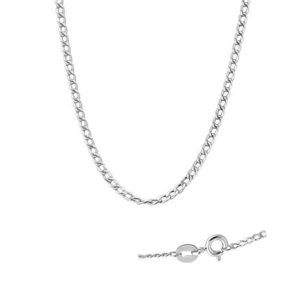 Äkta 925 Sterling Silver Halsband prydd med CZ Kristall