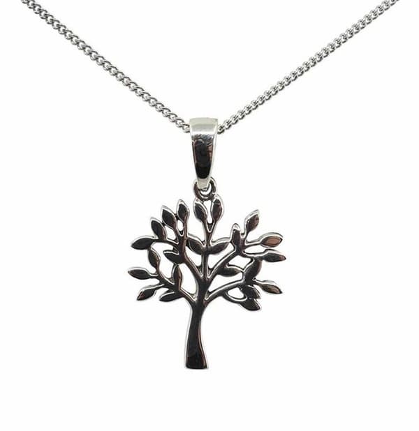 Livets träd Halsband i äkta silver