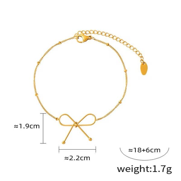 Elegant Rosett Halsband och Armband Set, 18K Guldpläterad, 35-41cm Halsband, 18-24cm Armband från Momi