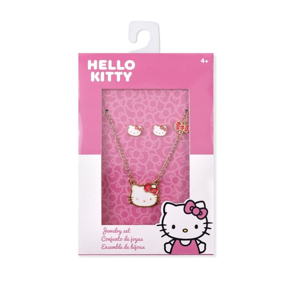 Hello Kitty Set necklace + earrings
