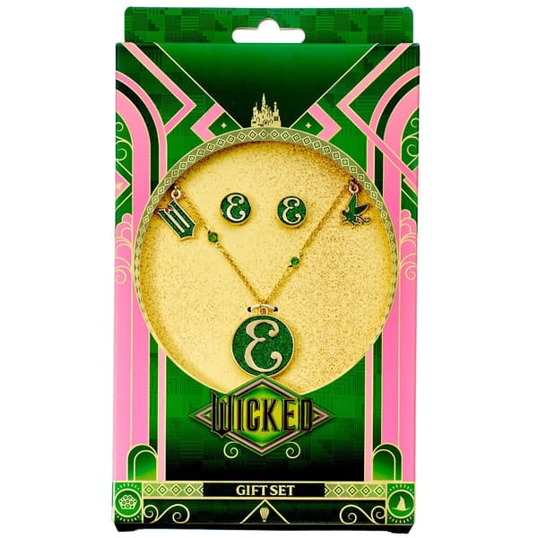 Wicked Elphaba necklace + earrings set