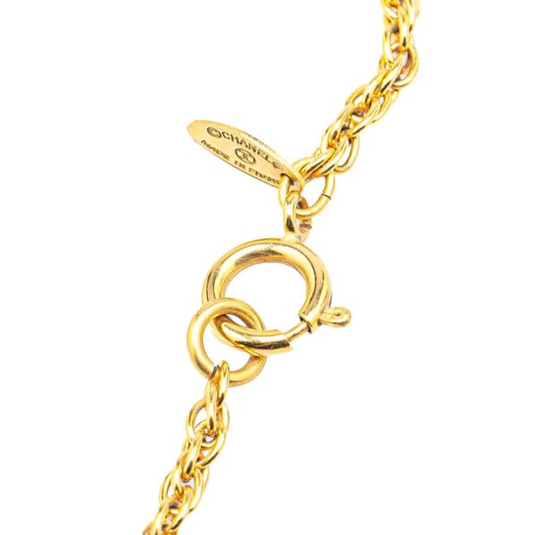 Pre-owned Chanel Gold Plated 31 Rue Cambon Pendant Necklace Gold