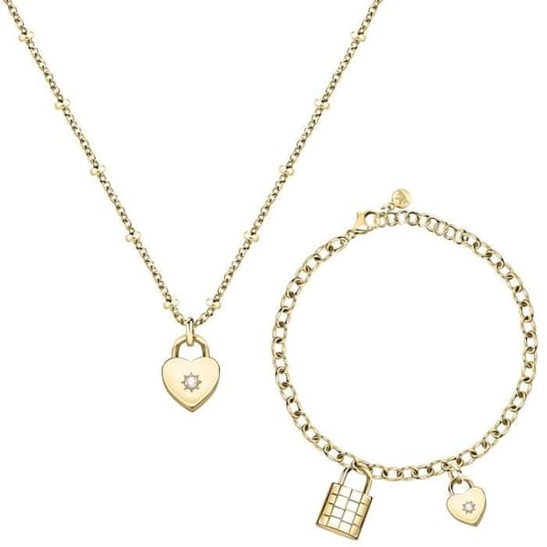 Set - MORELLATO - Halsband och armband i gult stål - Dam