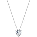 Miniatyrbild 1 av 3: Halsband - Amen - Solitaire - 925 silver - Vit zirkon - Längd 40 + 5 cm