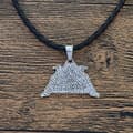 Miniatyrbild 3 av 5: Legends Rune Odin's Crow Hammer Vikings Necklace Halsband