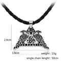 Miniatyrbild 5 av 5: Legends Rune Odin's Crow Hammer Vikings Necklace Halsband