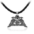 Miniatyrbild 1 av 5: Legends Rune Odin's Crow Hammer Vikings Necklace Halsband