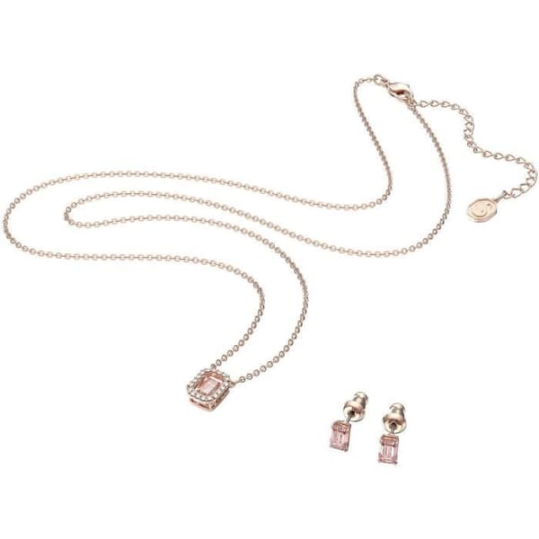 Halsband - SWAROVSKI - Millenia - Roséguldplätering - Rosa kristaller - 5620548