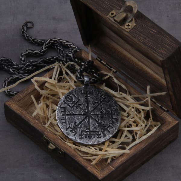 HALSKÆDE Viking Kompas Vegvisir NORDIC 460