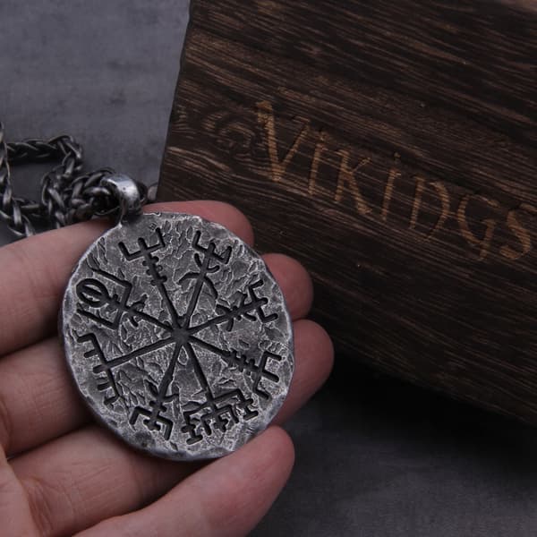 HALSKÆDE Viking Kompas Vegvisir NORDIC 460