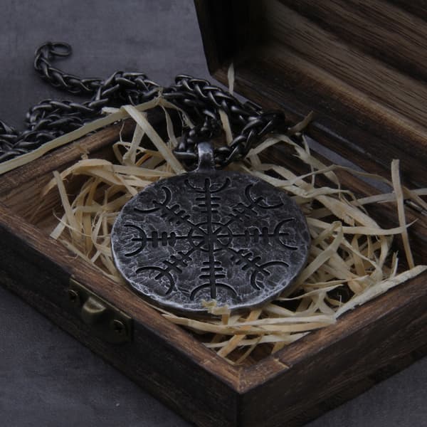 HALSKÆDE Viking Kompas Vegvisir NORDIC 460