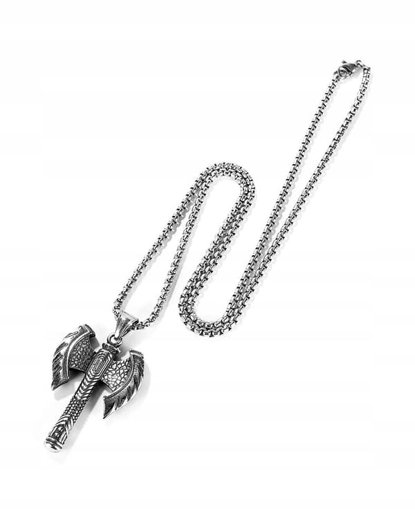 HALSBAND Silver LABRYS AXE GOTISK RIDDARE 384