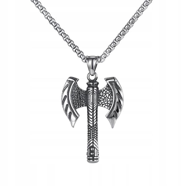 HALSBAND Silver LABRYS AXE GOTISK RIDDARE 384