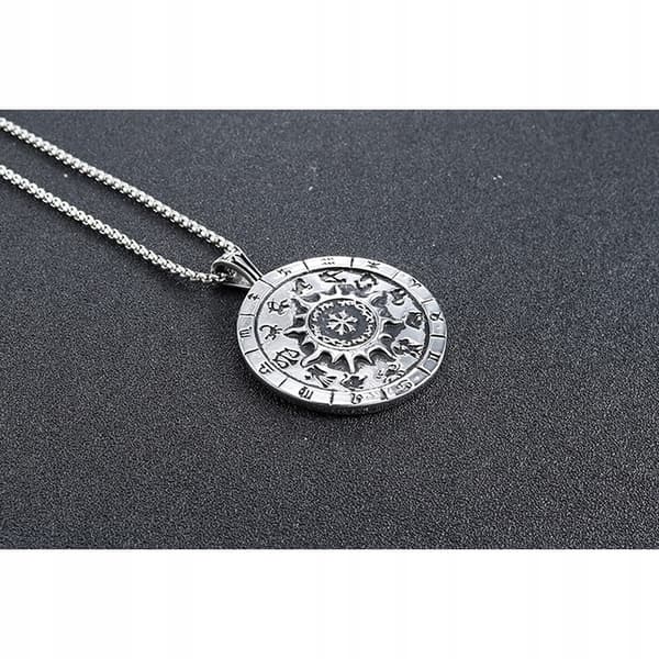 HALSBAND Silverkedja ZODIAKEN STJERNESKÅDE 365