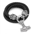 Miniatyrbild 1 av 6: HALSBAND Silver Herr TORS HAMMARE Vargar TJOCK 356