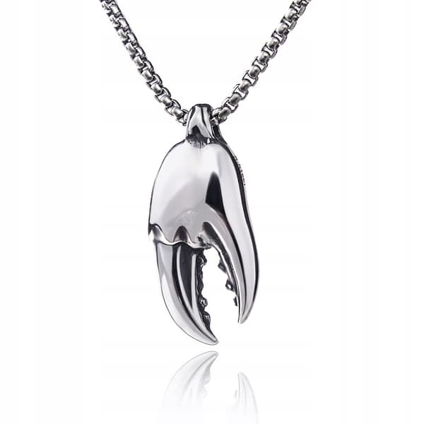 HALSBAND Silverkedja KRABBAKLÄMMOR 349