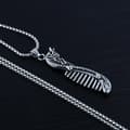 Miniatyrbild 9 av 11: HALSBAND Silverkedja DRAKE PREDATOR 346