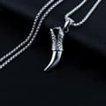 Miniatyrbild 6 av 11: HALSBAND Silverkedja PREDATOR CLAW 345