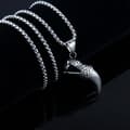 Miniatyrbild 10 av 11: HALSBAND Silverkedja PREDATOR CLAW 345