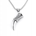 Miniatyrbild 2 av 11: HALSBAND Silverkedja PREDATOR CLAW 345