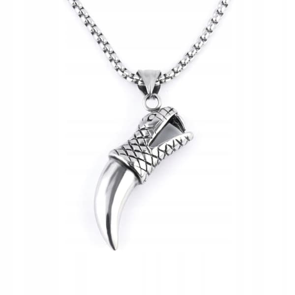 HALSBAND Silverkedja PREDATOR CLAW 345