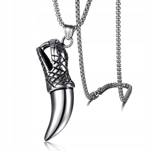 HALSBAND Silverkedja PREDATOR CLAW 345