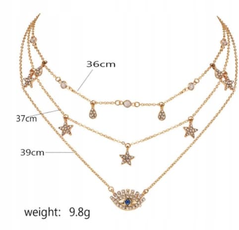 KÄNDIS LÅNGT BOHO CHOKERHALSBAND SILVER 55