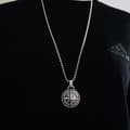 Miniatyrbild 6 av 8: HALSBAND Kompass SYMBOL AMULET Stjärnväg 140