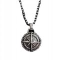 Miniatyrbild 1 av 8: HALSBAND Kompass SYMBOL AMULET Stjärnväg 140